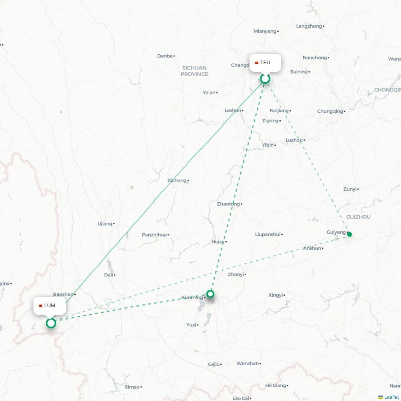 TFU - LUM route map