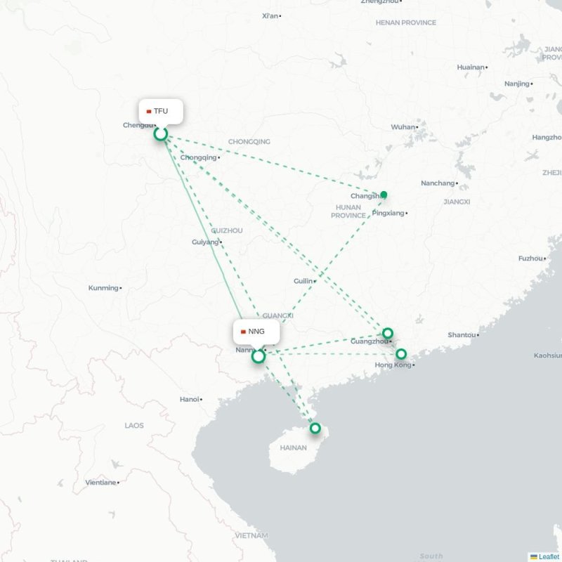 TFU - NNG route map