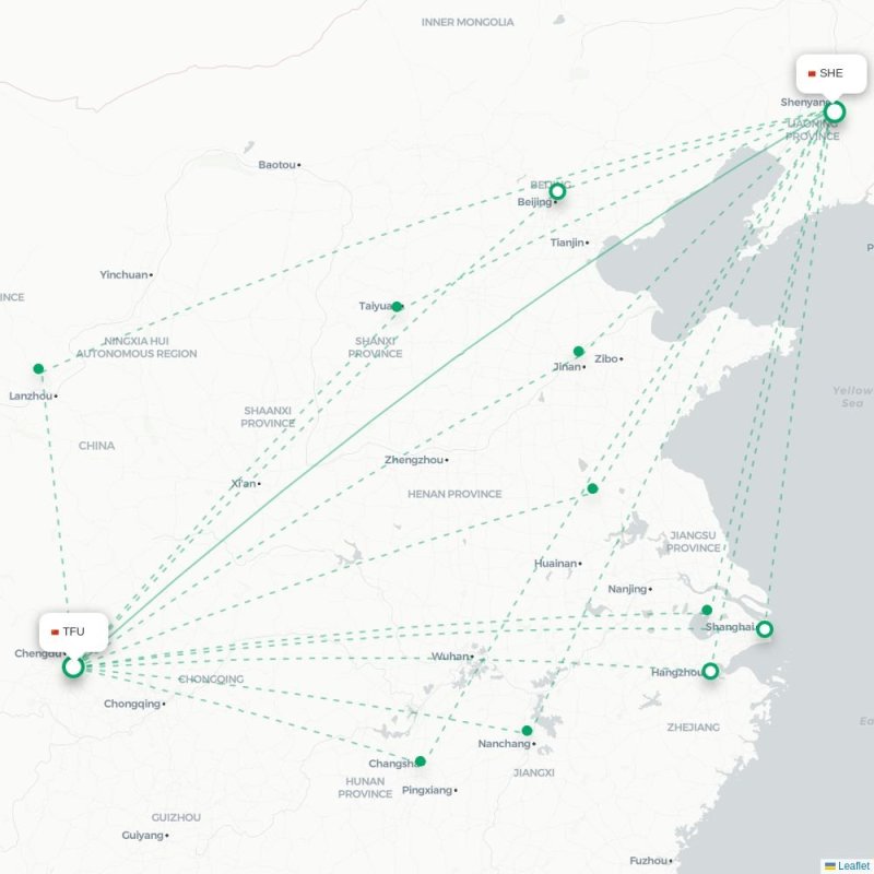 TFU - SHE route map