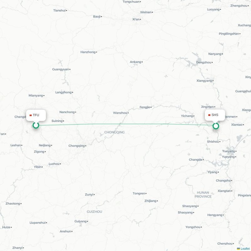 TFU - SHS route map