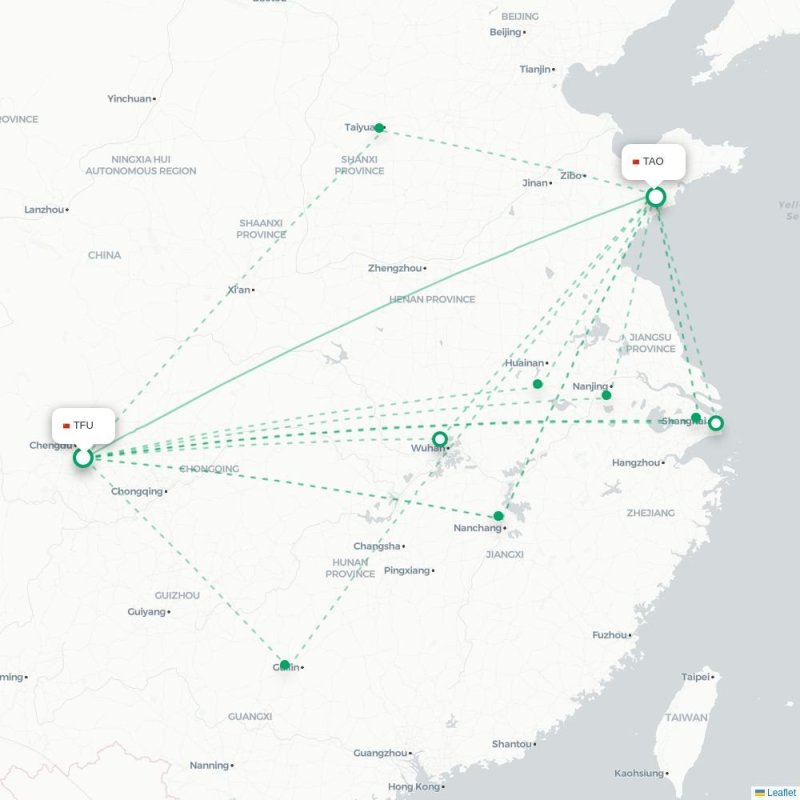 TFU - TAO route map