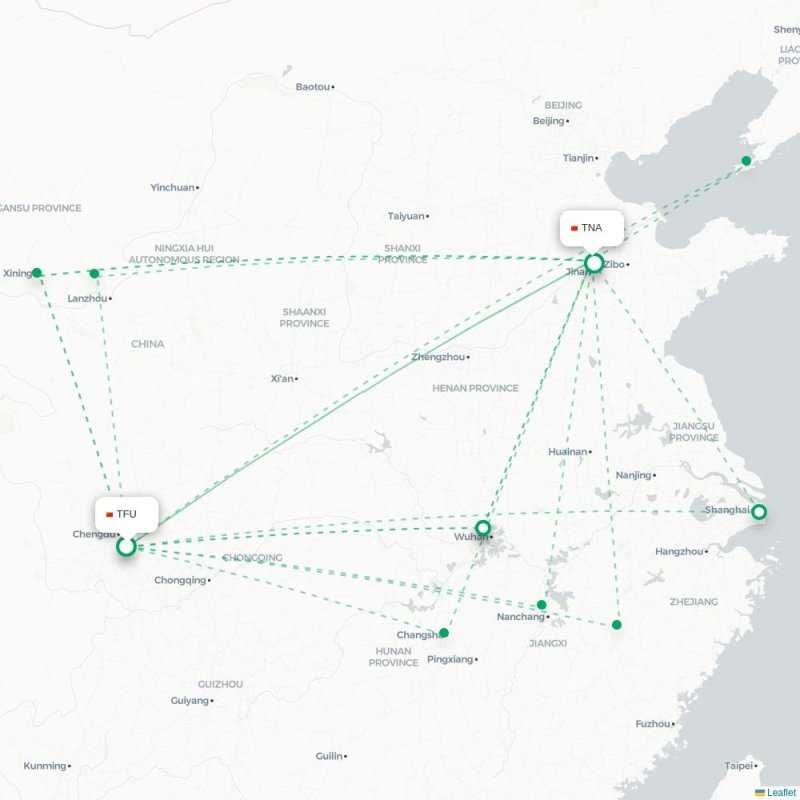TFU - TNA route map