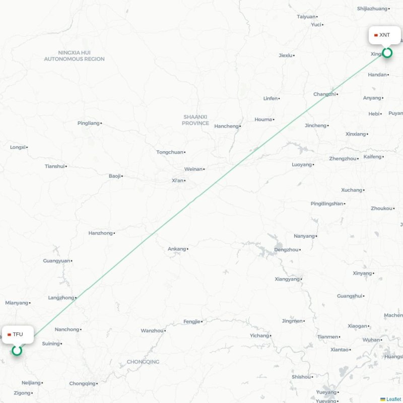 TFU - XNT route map