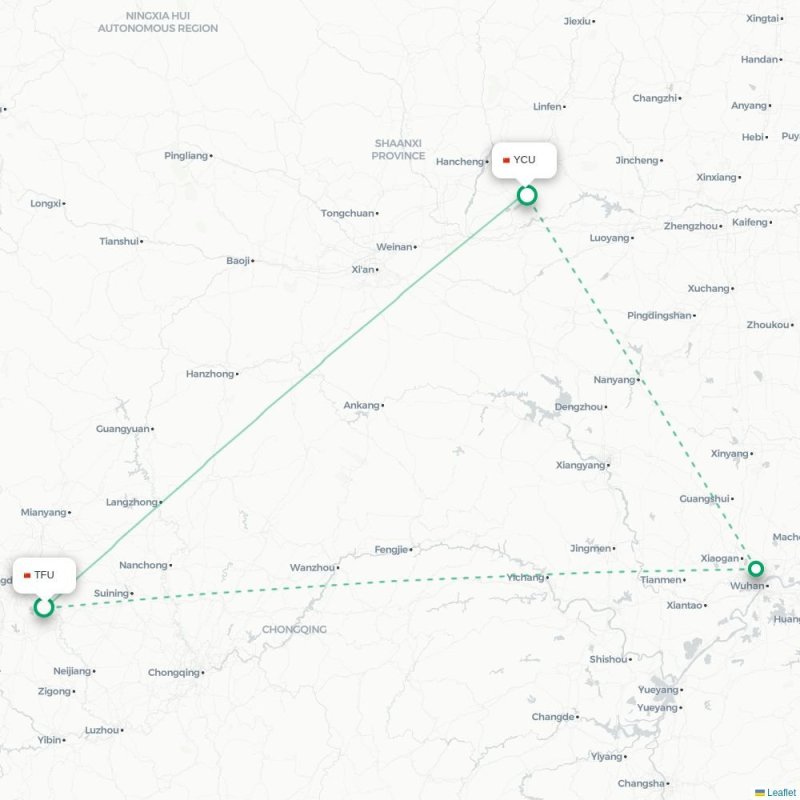 TFU - YCU route map