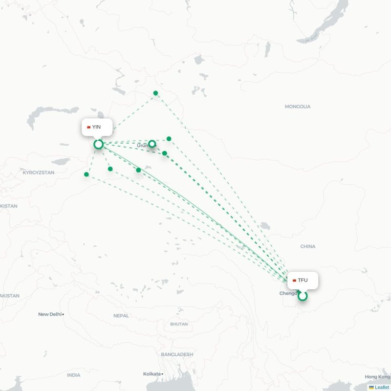 TFU - YIN route map