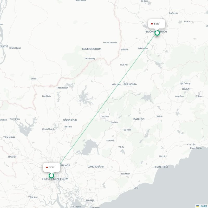 THD - BMV route map