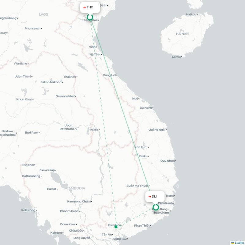THD - DLI route map