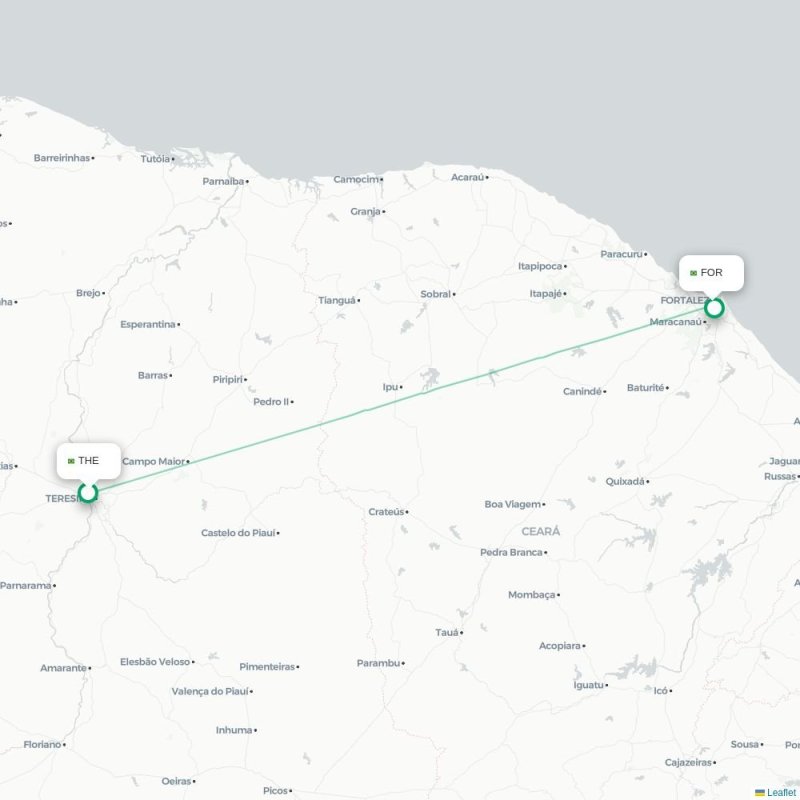 THE - FOR route map