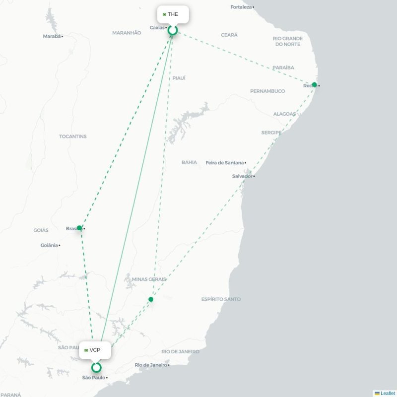 THE - VCP route map