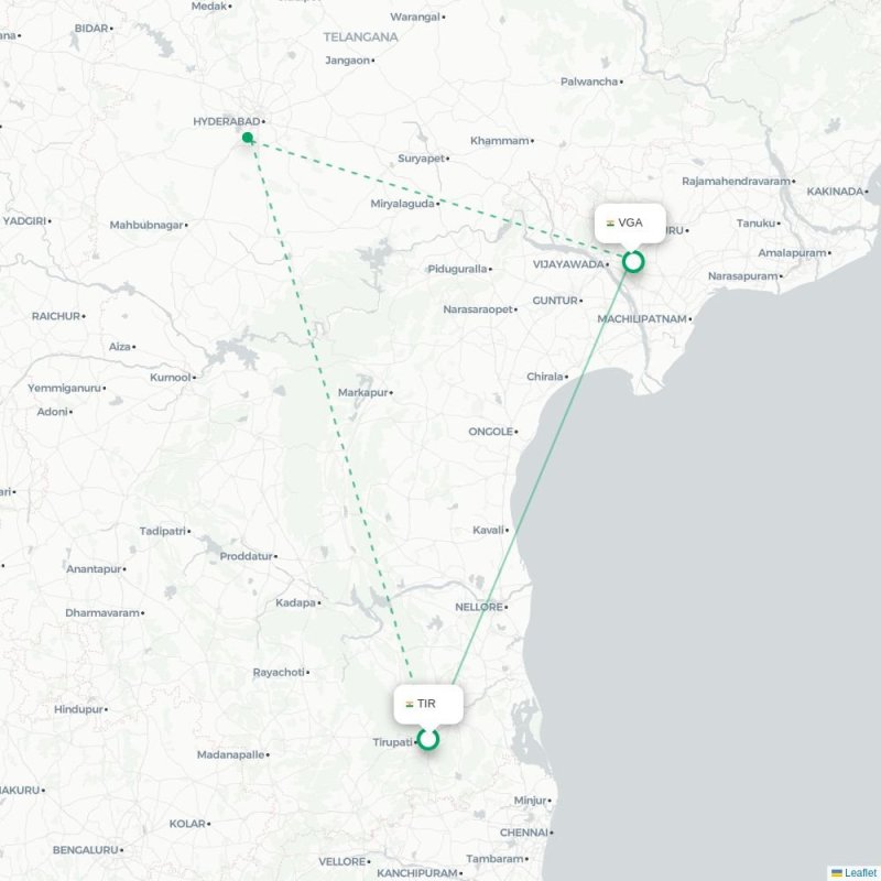 TIR - VGA route map