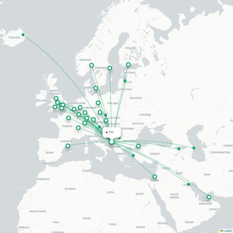 TIV - BRS route map