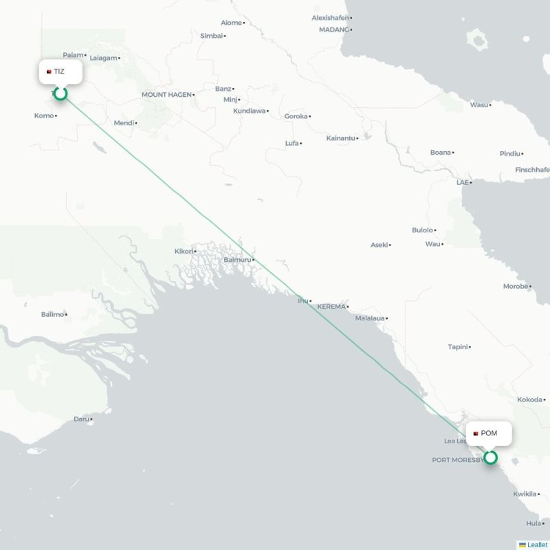 TIZ - HGU route map
