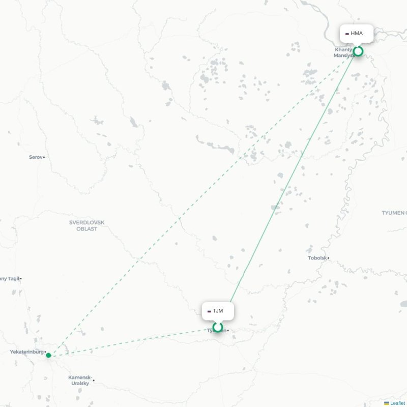 TJM - HMA route map