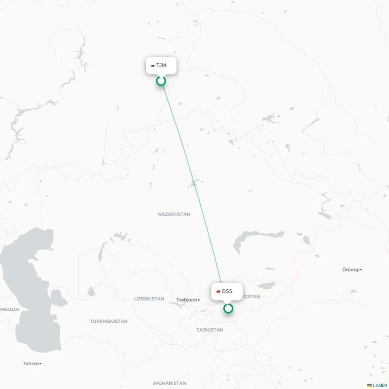 TJM - OSS route map