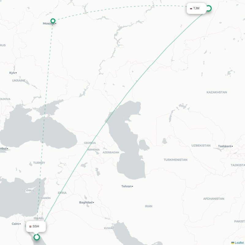 TJM - SSH route map