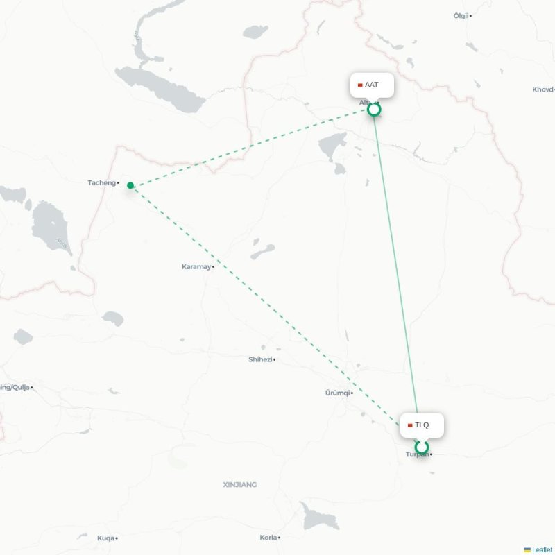 TLQ - AAT route map