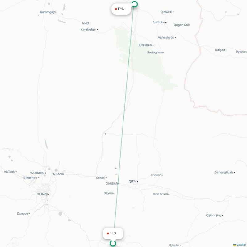 TLQ - FYN route map