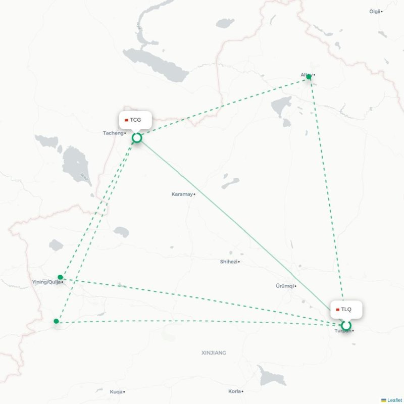 TLQ - TCG route map