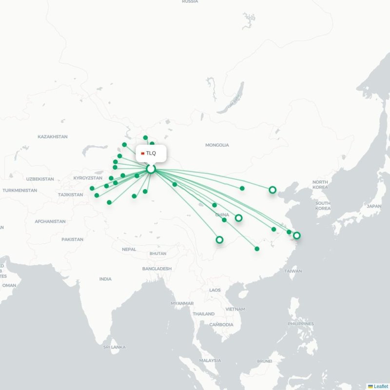 TLQ - NGB route map