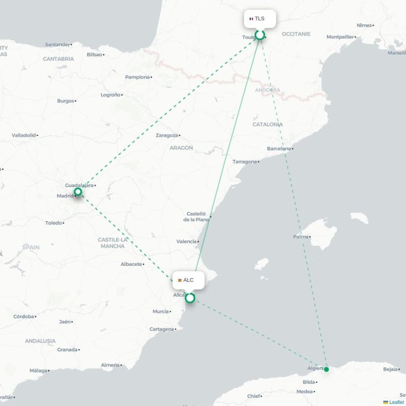 TLS - ALC route map