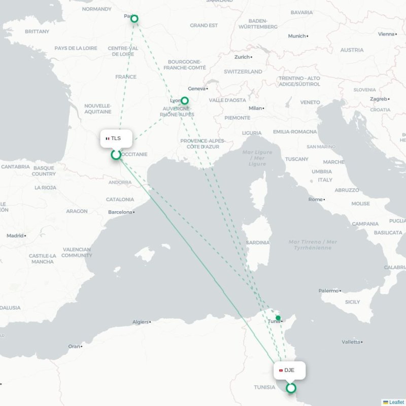 TLS - DJE route map