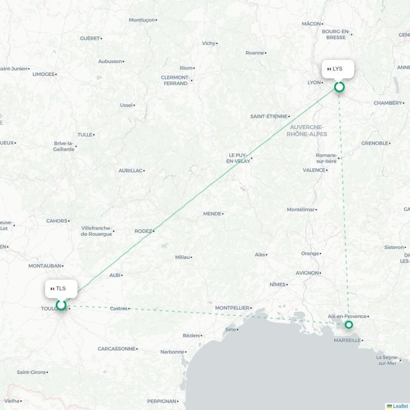 TLS - LYS route map