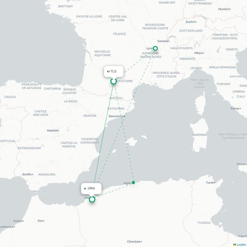 TLS - ORN route map