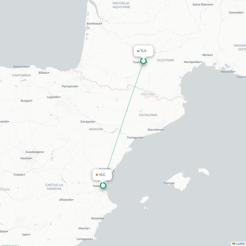 TLS - VLC route map
