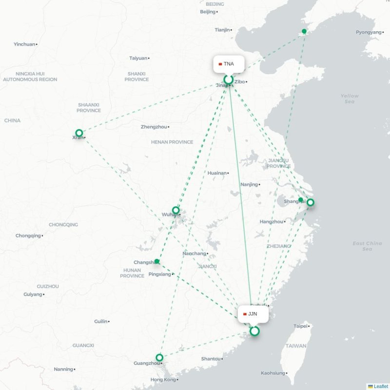 TNA - JJN route map