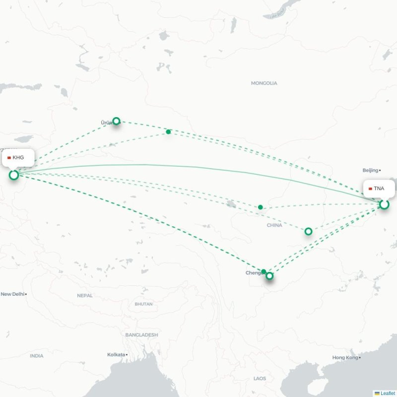 TNA - KHG route map