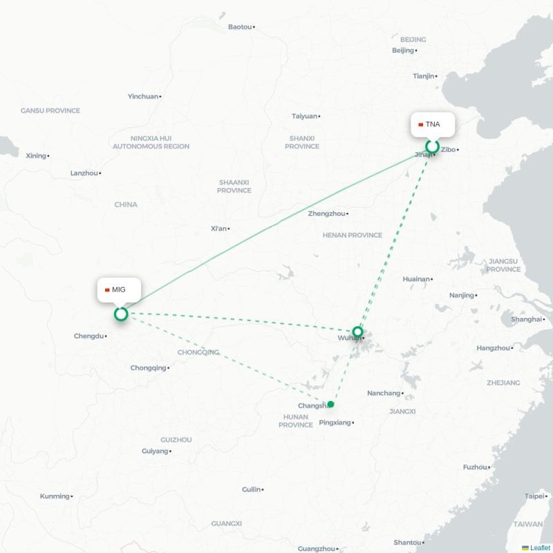 TNA - MIG route map