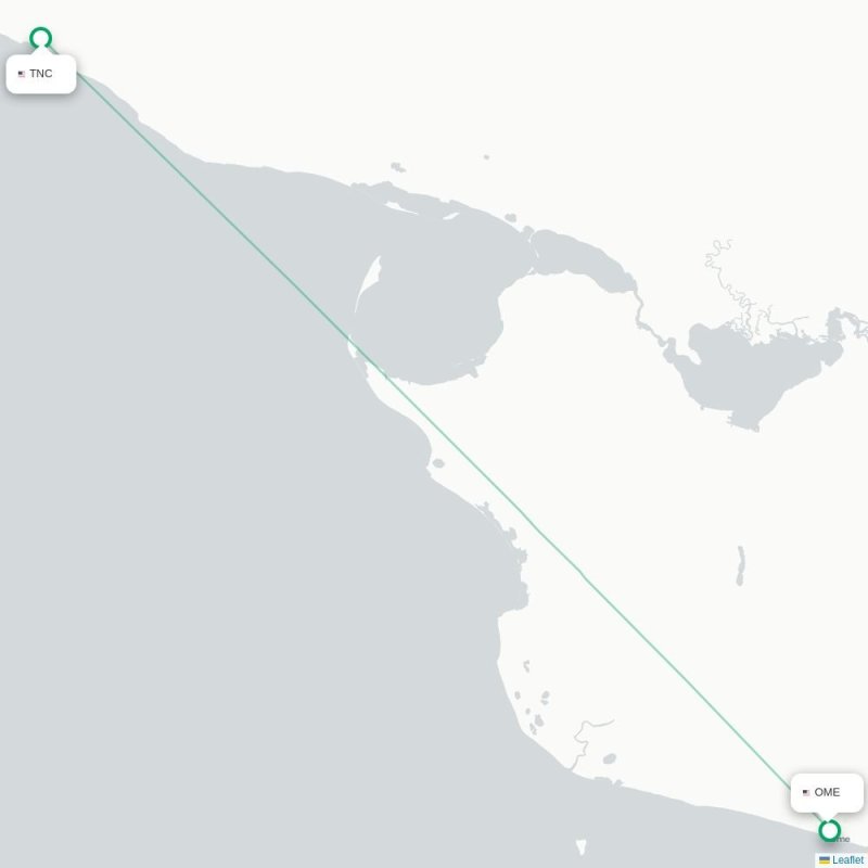TNC - WAA route map