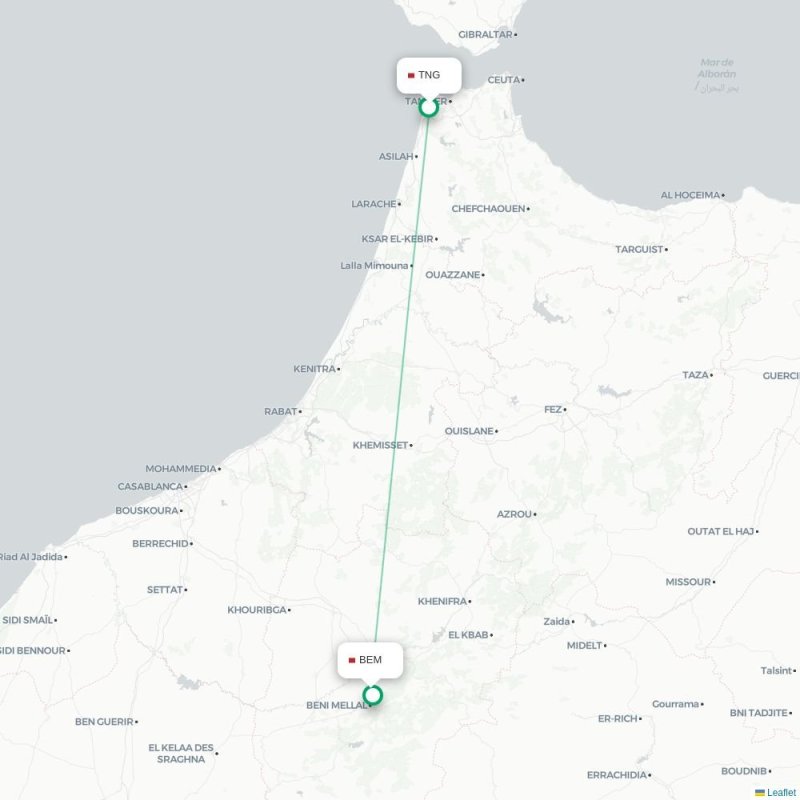 TNG - BEM route map