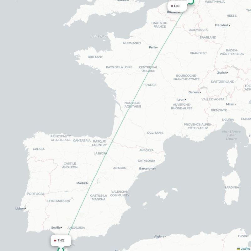 TNG - EIN route map