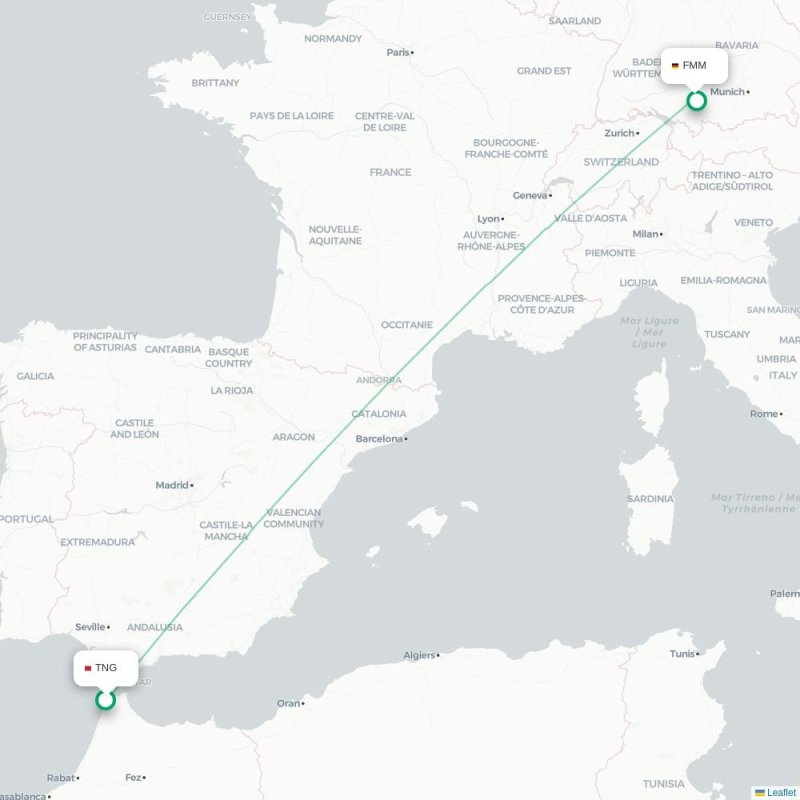 TNG - FMM route map