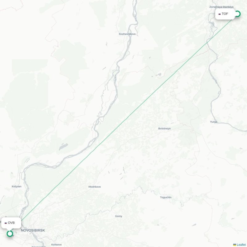 TOF - OVB route map
