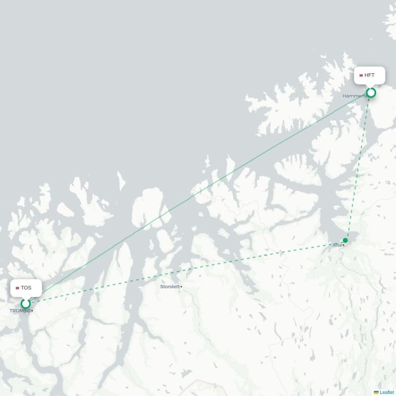 TOS - HFT route map