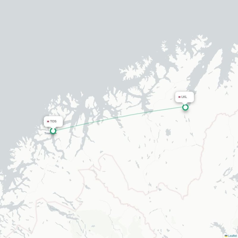 TOS - LKL route map