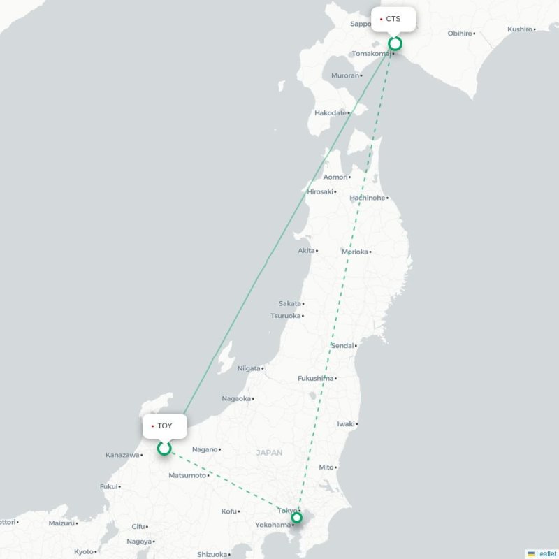 TOY - CTS route map