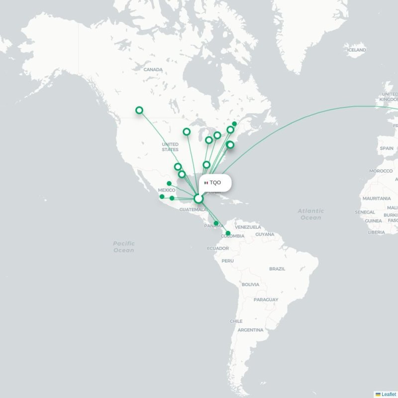 TQO - NLU route map