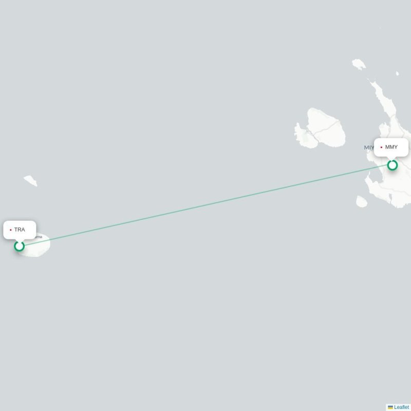 TRA - MMY route map