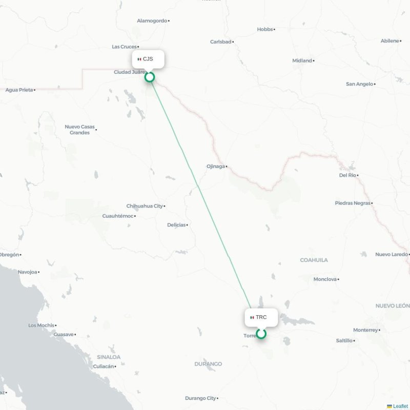 TRC - CJS route map