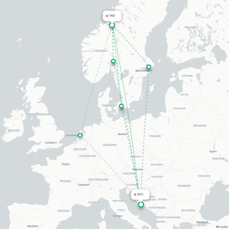 TRD - SPU route map