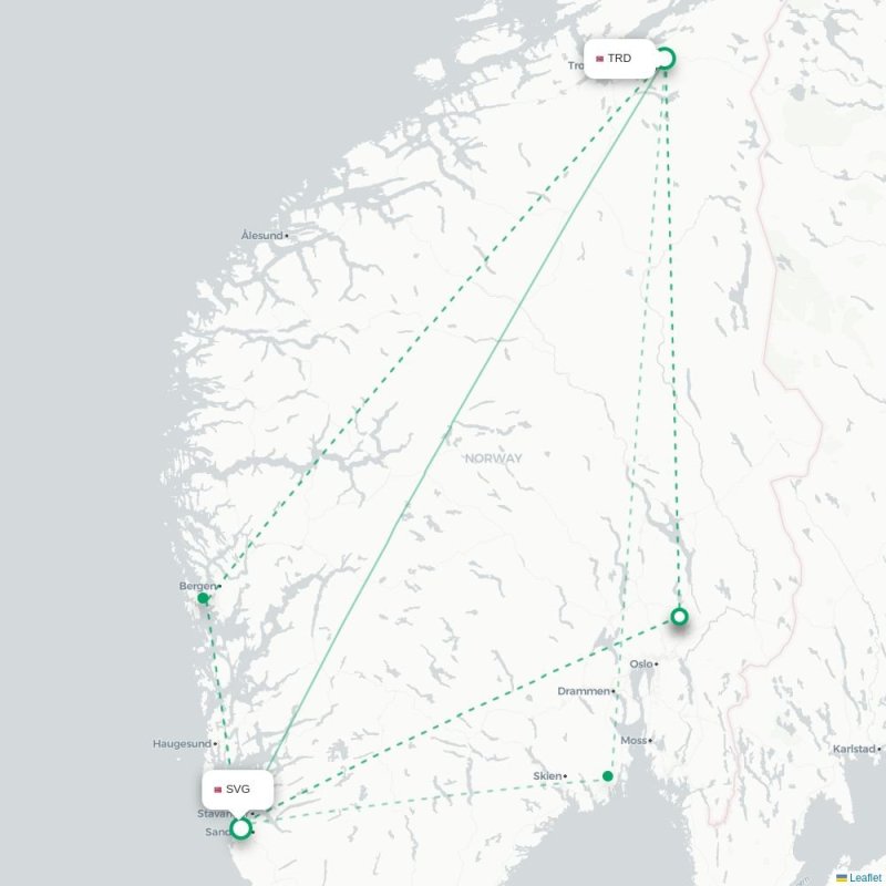 TRD - SVG route map