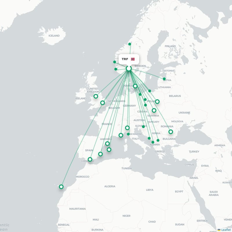 Route map Torp  TRF 
