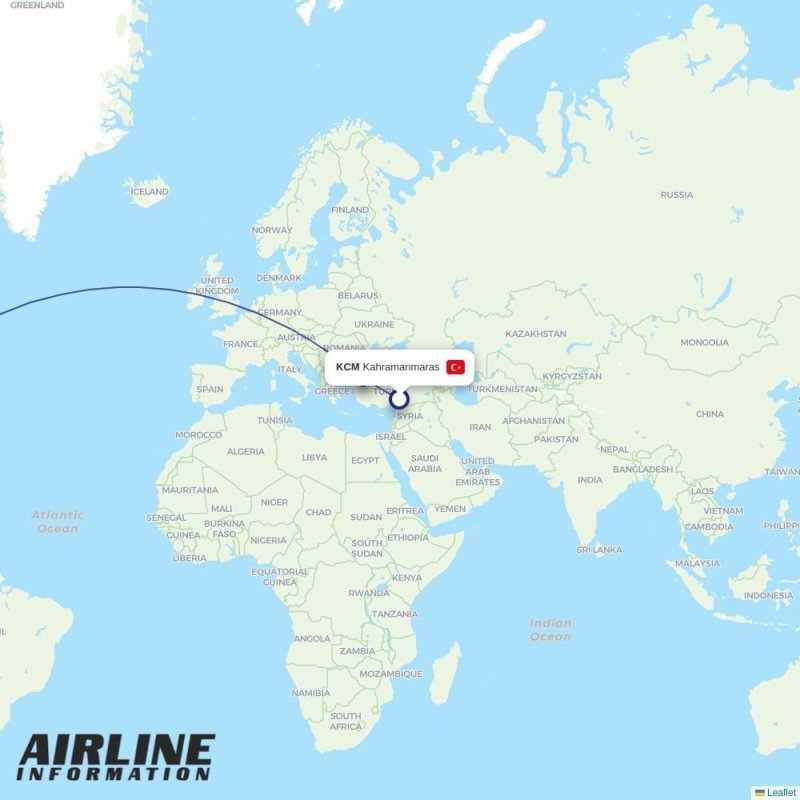 TRI - IAD route map