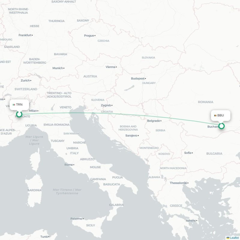 TRN - BBU route map