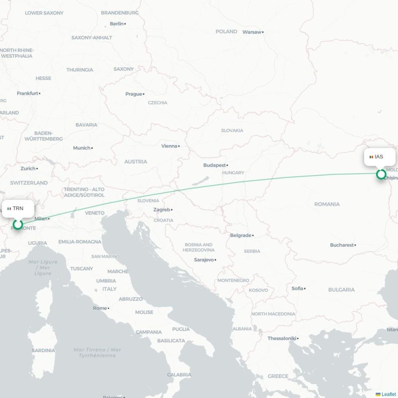 TRN - IAS route map