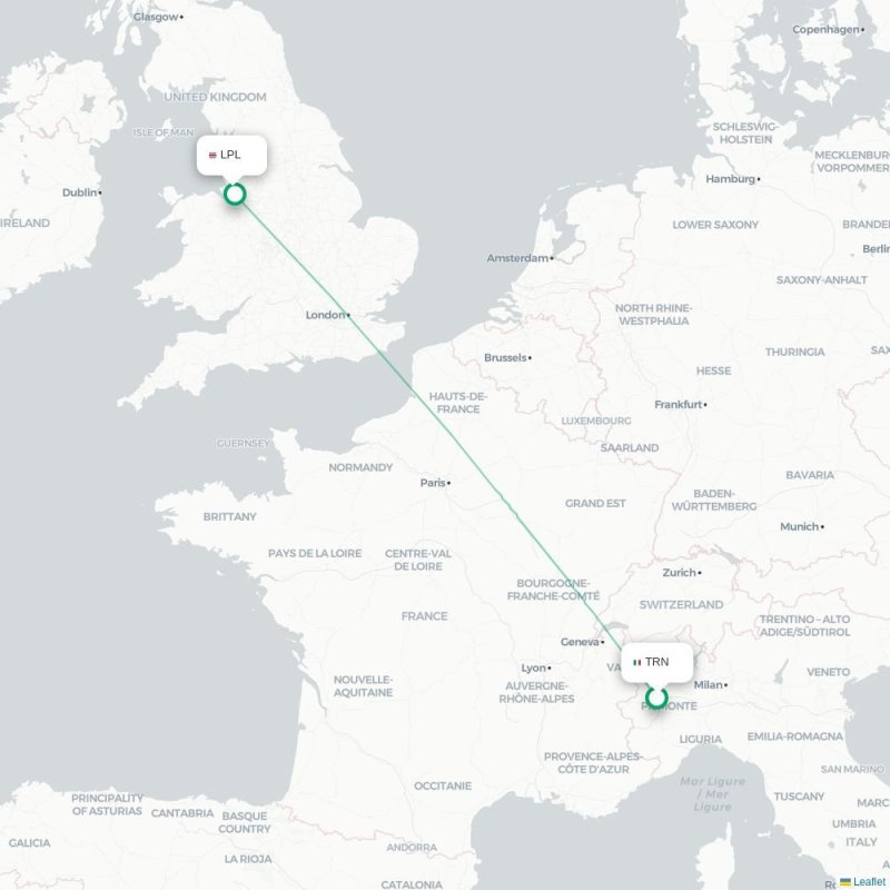 TRN - LPL route map