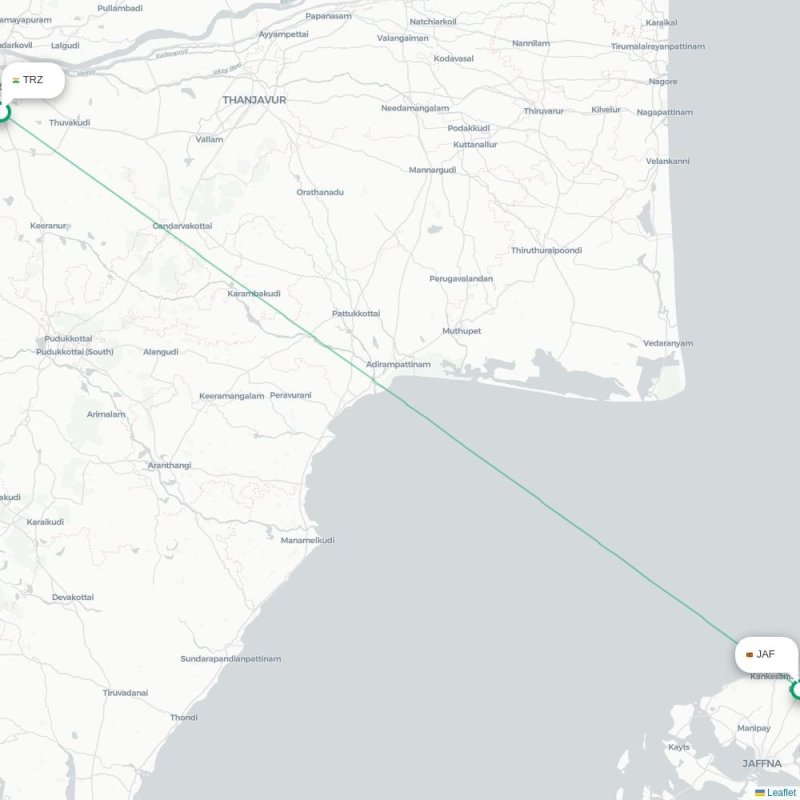TRZ - JAF route map